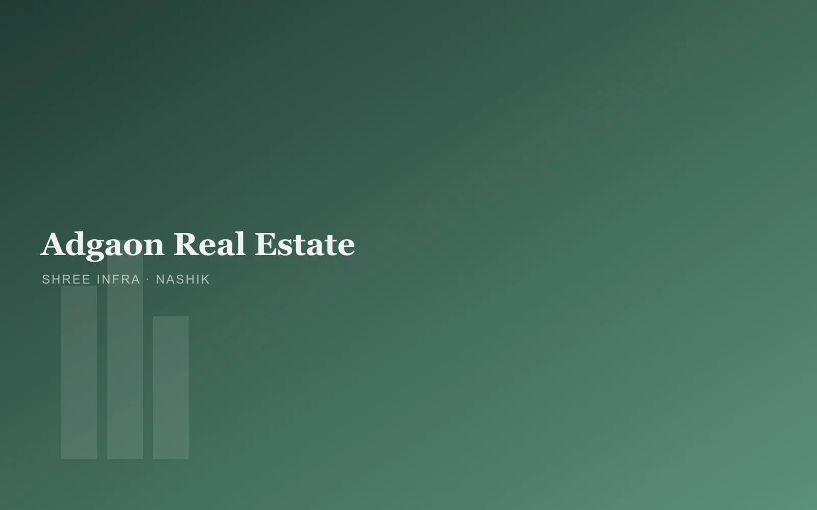 Adgaon, Nashik real estate investment guide by Shree Infra
